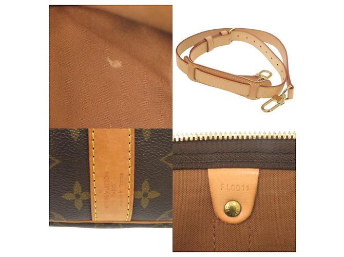 Boston Bag Keepall Bandoulière 55 Louis Vuitton Braun - Ansicht 10
