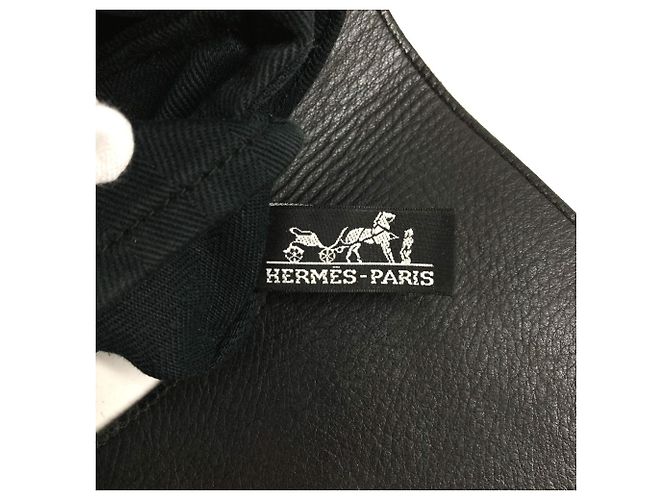 Hermès Borsa Tote HERMES Valparaiso PM Nero - vista 13