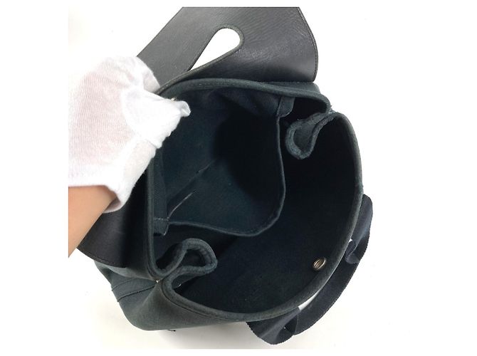 Hermès Borsa Tote HERMES Valparaiso PM Nero - vista 15
