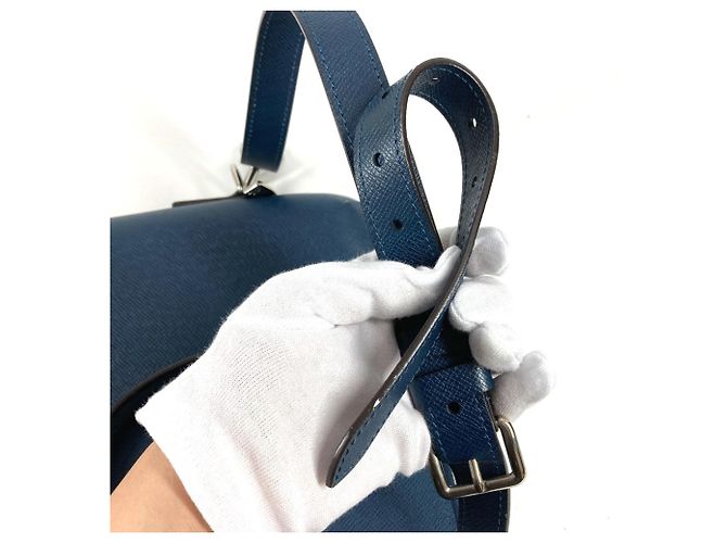 Borsa verticale Taiga Grigori M30213 di Louis Vuitton Blu - vista 18