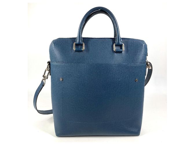 Borsa verticale Taiga Grigori M30213 di Louis Vuitton Blu - vista 2