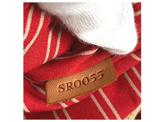 Louis Vuitton Antigua Cabas MM Tasche Rot Beige - Ansicht 11