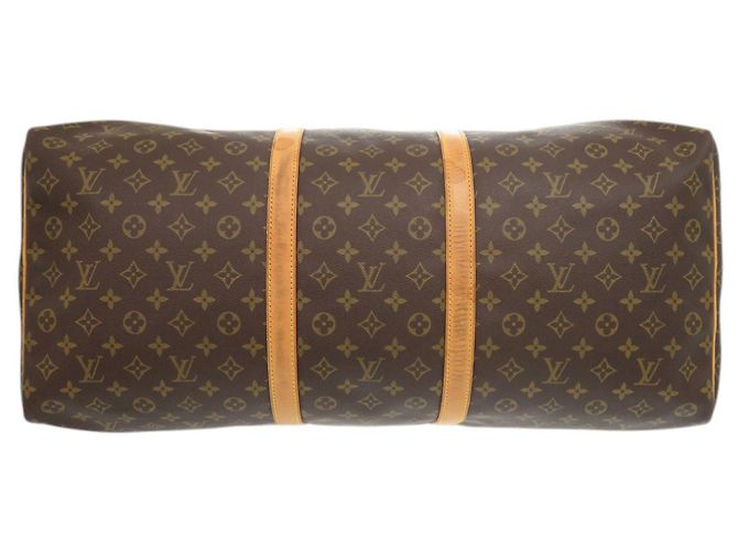Borsa Boston Keepall 60 Louis Vuitton Marrone - vista 3