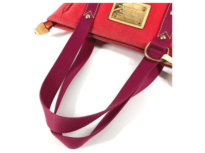 Borsa tote Antigua Cabas MM Louis Vuitton Rosso - vista 8