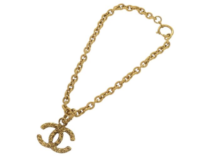 Collana in metallo dorato Chanel Lava Coco Marca 95A D'oro - vista 4