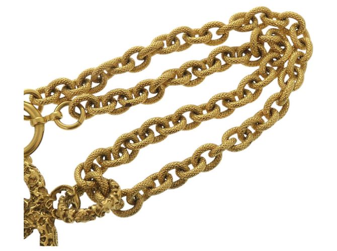 Collana in metallo dorato Chanel Lava Coco Marca 95A D'oro - vista 7