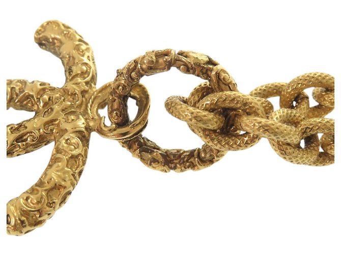 Collana in metallo dorato Chanel Lava Coco Marca 95A D'oro - vista 8
