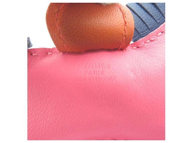 Charm per borsa Rodeo PM di Hermès Rosa Blu - vista 3