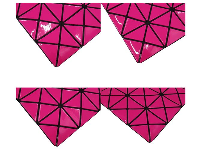 Borsa a Spalla BAOBAO Lucent Rosa Issey Miyake Nero - vista 3