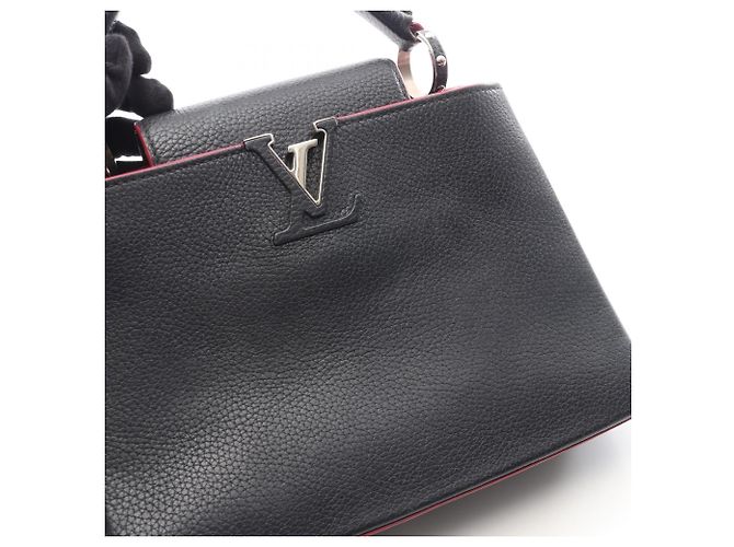 Borsa Louis Vuitton Capucines BB 2 in 1 Blu Blu navy - vista 10
