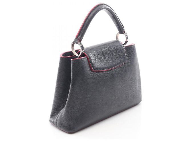Borsa Louis Vuitton Capucines BB 2 in 1 Blu Blu navy - vista 2
