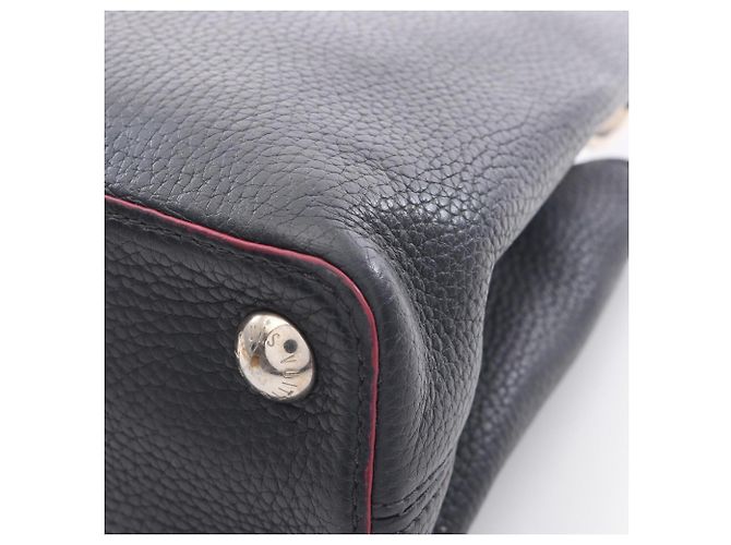 Borsa Louis Vuitton Capucines BB 2 in 1 Blu Blu navy - vista 5