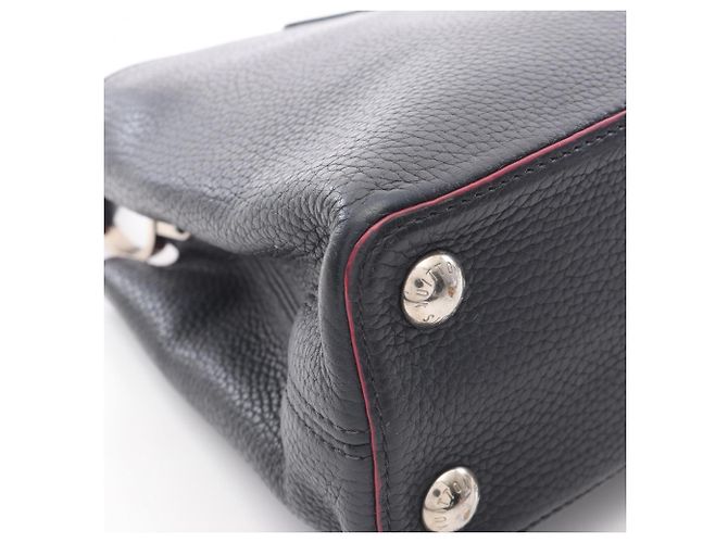 Borsa Louis Vuitton Capucines BB 2 in 1 Blu Blu navy - vista 6