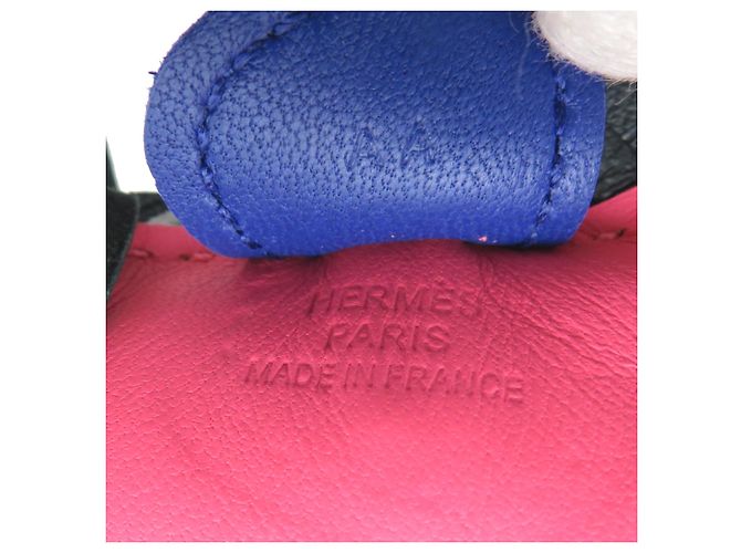 Hermès Charm per borsa Hermes Rodeo MM A Stamp Blu - vista 4