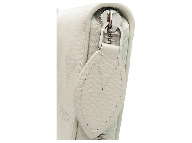 Cartera Zippy Louis Vuitton - Blanco - vista 8
