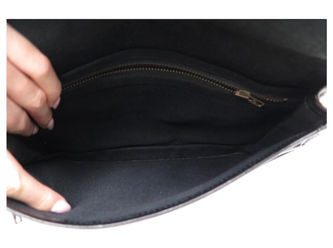 Céline CLUTCH VINTAGE CELINE IN CANVAS MONOGRAMMA NERO - vista 10