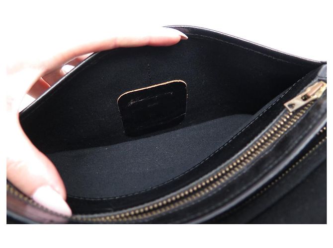 Céline CLUTCH VINTAGE CELINE IN CANVAS MONOGRAMMA NERO - vista 11