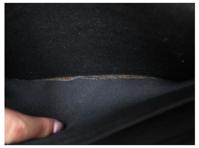 Céline CLUTCH VINTAGE CELINE IN CANVAS MONOGRAMMA NERO - vista 12