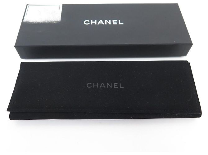 BRACCIALE LOGO CHANEL AB3354 METALLO DORATO & DENIM BLU 15.5CM BRACCIALE IN JEANS BLU - vista 12