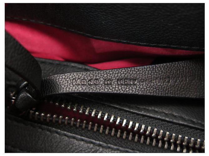 BARBARA BUI JULES PYTHON LEATHER BLACK SHOULDER BAG - view 12