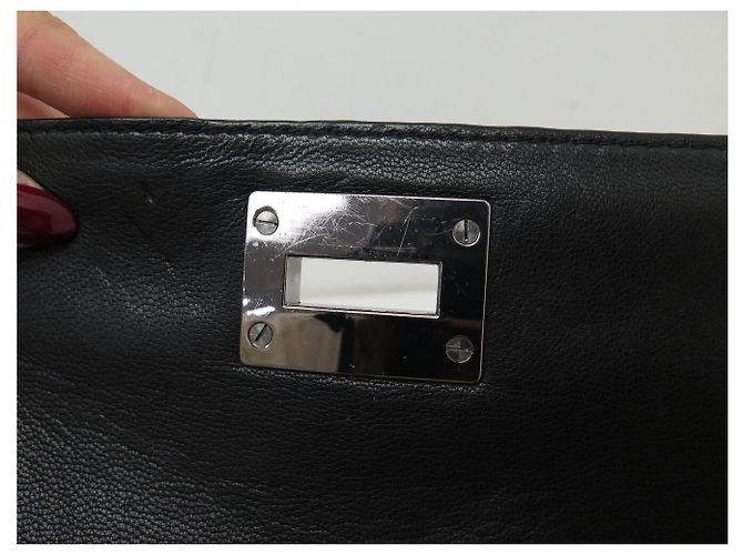 BARBARA BUI JULES PYTHON LEATHER BLACK SHOULDER BAG - view 16