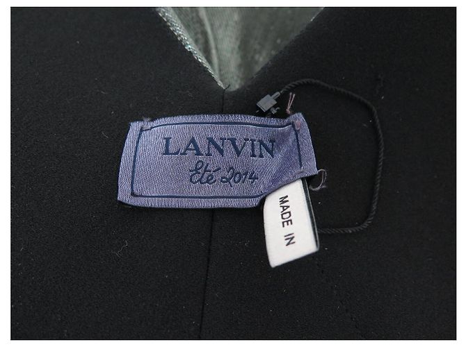 NUEVO VESTIDO LANVIN PLISADO SIN MANGAS W0-2002-2207-P8A TAMAÑO 36 EN ALGODÓN Verde - vista 5