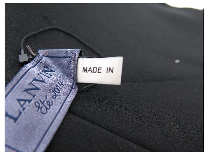 NUEVO VESTIDO LANVIN PLISADO SIN MANGAS W0-2002-2207-P8A TAMAÑO 36 EN ALGODÓN Verde - vista 6