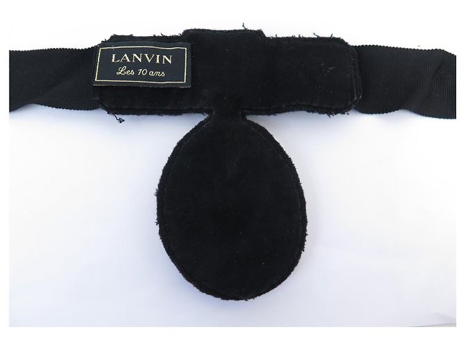 COLLANA LANVIN CHOKER CON PENDENTE A NODO 10 ANNI NERO ALBER ELBAZ - vista 4