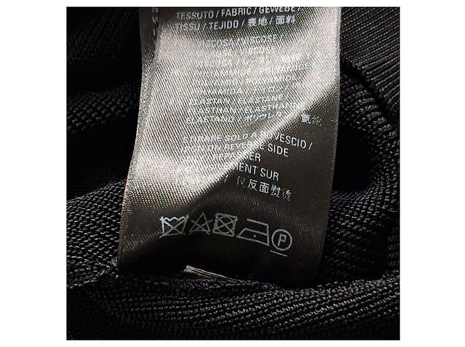 Balenciaga V-Ausschnitt Pullover aus schwarzer Viskose - Ansicht 6