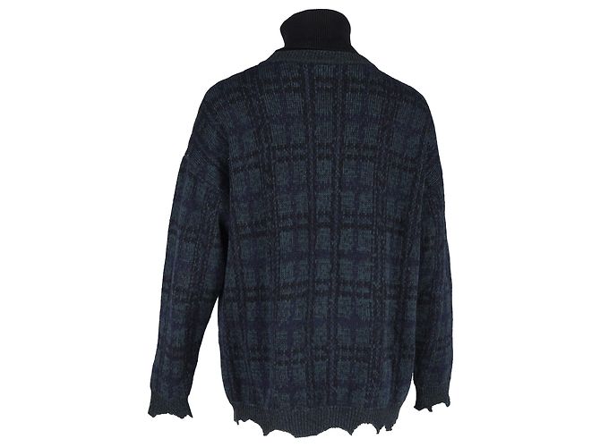 Balenciaga BB Laurel Rollkragenpullover aus mehrfarbiger Wolle Mehrfarben - Ansicht 3