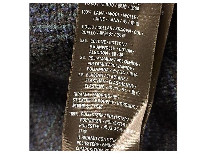 Balenciaga BB Laurel Rollkragenpullover aus mehrfarbiger Wolle Mehrfarben - Ansicht 5