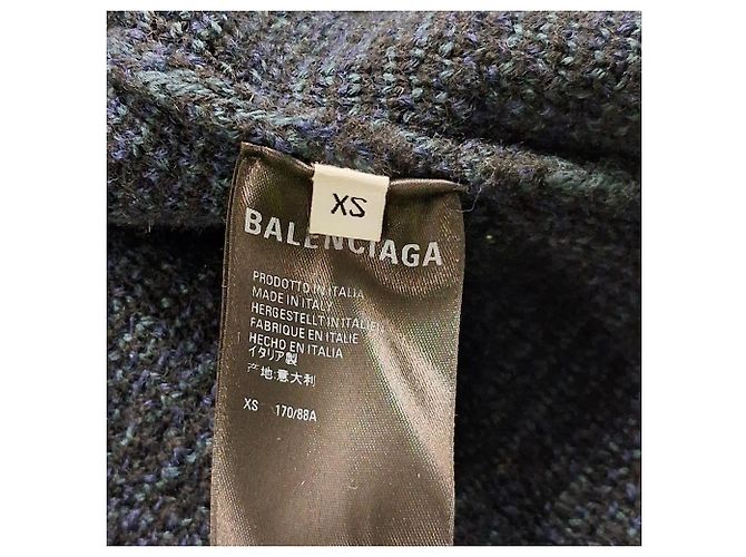 Balenciaga BB Laurel Rollkragenpullover aus mehrfarbiger Wolle Mehrfarben - Ansicht 6