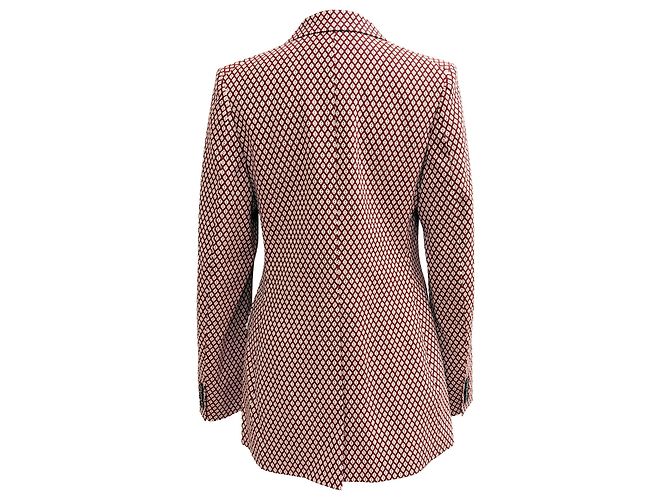 Victoria Beckham Printed Blazer in Multicolor Viscose Multiple colors - view 3