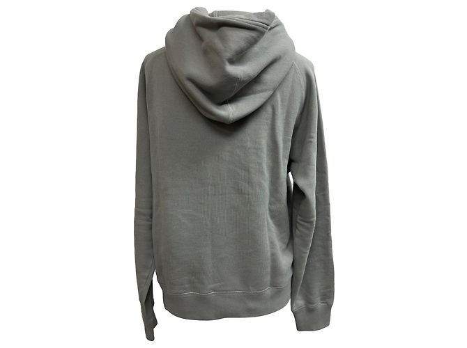 Tom Ford Fleece Hoodie aus grauer Baumwolle - Ansicht 3