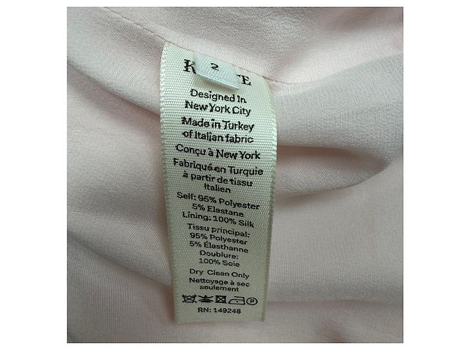 Khaite Cassie Doppelreiher Blazer aus rosa Polyester Braun Pink - Ansicht 2