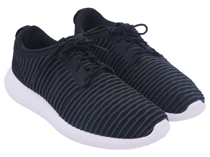 Sneakers Nike Roshe Two Flyknit in Nylon Nero - vista 3