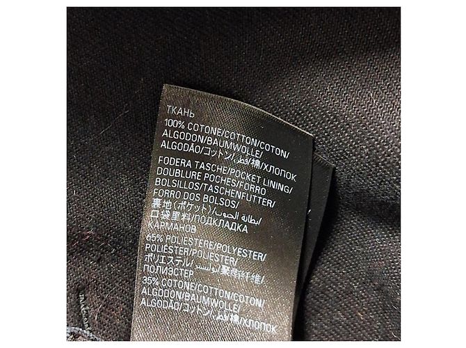 Giacca in denim deconstructed lavata Balenciaga in cotone nero - vista 7