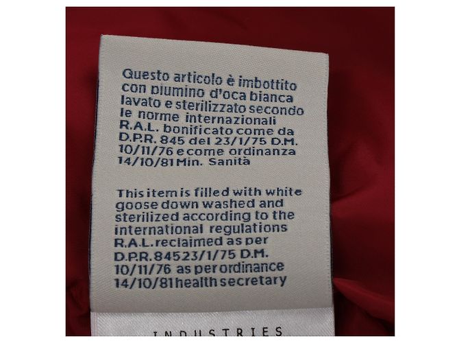 Giacca da sci con cappuccio Moncler Grenoble Hintertux in poliamide bordeaux Rosso Bordò - vista 8
