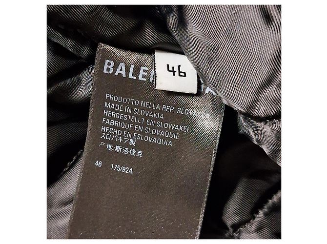 Camisa acolchoada xadrez Buffalo da Balenciaga em algodão verde - vista 7