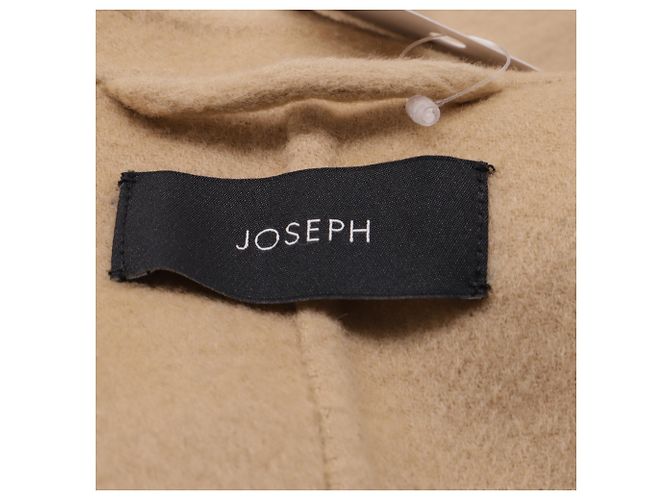 Abrigo con cinturón Joseph Cenda en lana beige - vista 5