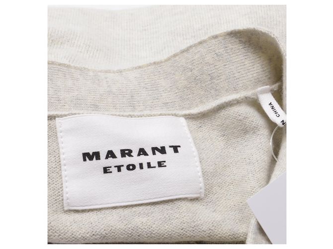 Cárdigan Newton en algodón gris de Isabel Marant Étoile - vista 5