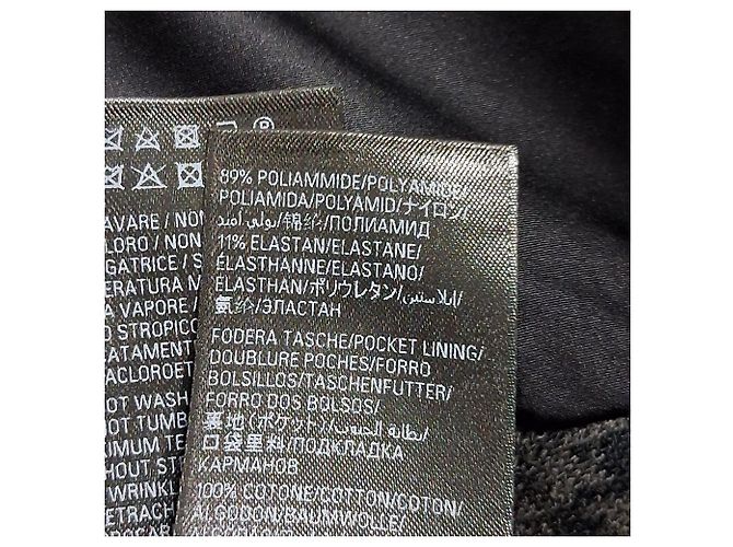 Balenciaga Oversized Houndstooth Coat in Grey Polyester - view 8