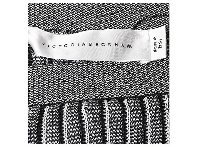 Victoria Beckham Midi-Rock aus grauem Polyester - Ansicht 4