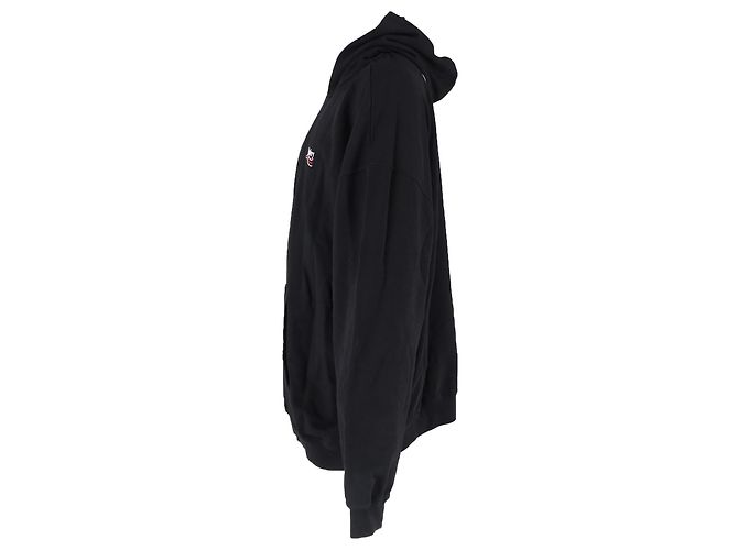 Balenciaga Political Campaign Hoodie aus schwarzer Baumwolle - Ansicht 2