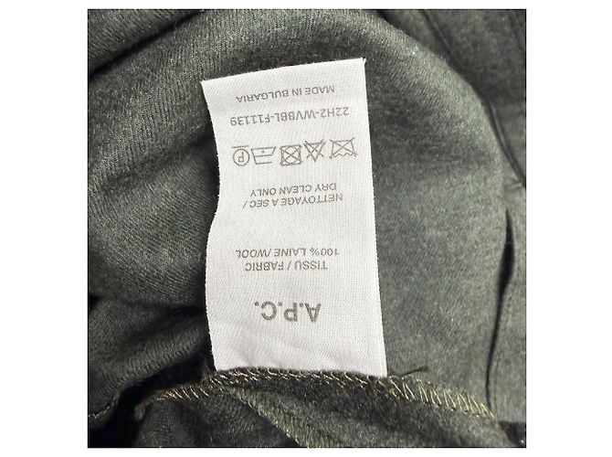 Apc A.P.C. Overall aus grauer Wolle - Ansicht 4