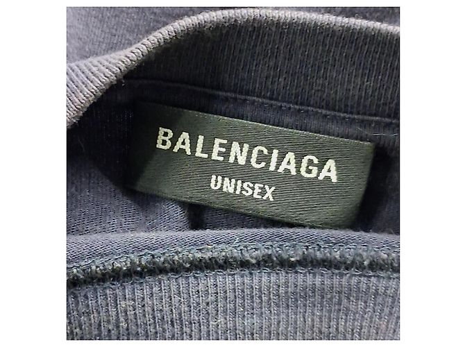 T-shirt a maniche lunghe sovrapposta Balenciaga in cotone multicolore - vista 5