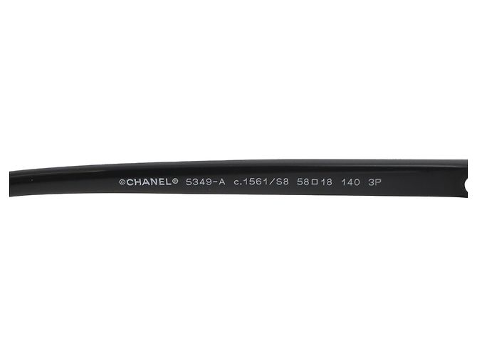 Timeless Occhiali da sole oversize degradé Chanel in acetato nero - vista 7