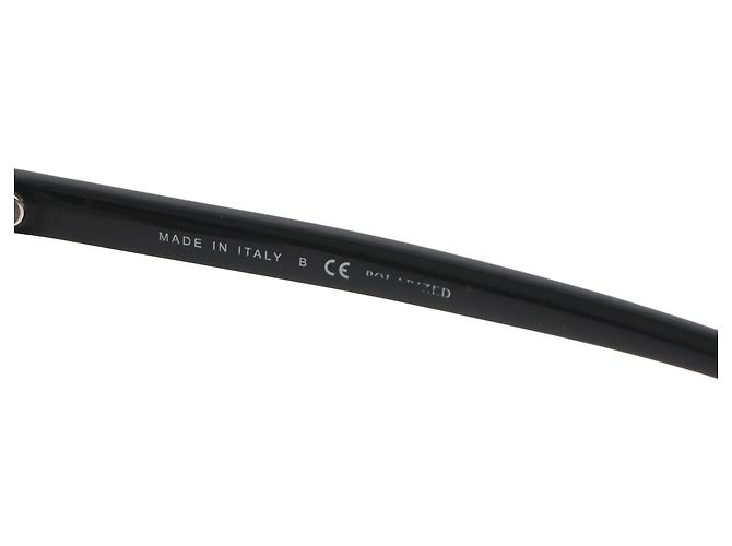 Timeless Occhiali da sole oversize degradé Chanel in acetato nero - vista 8