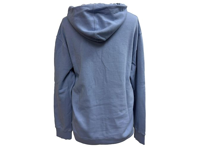 Brunello Cucinelli Dream Out Loud Hoodie aus hellblauer Baumwolle - Ansicht 3