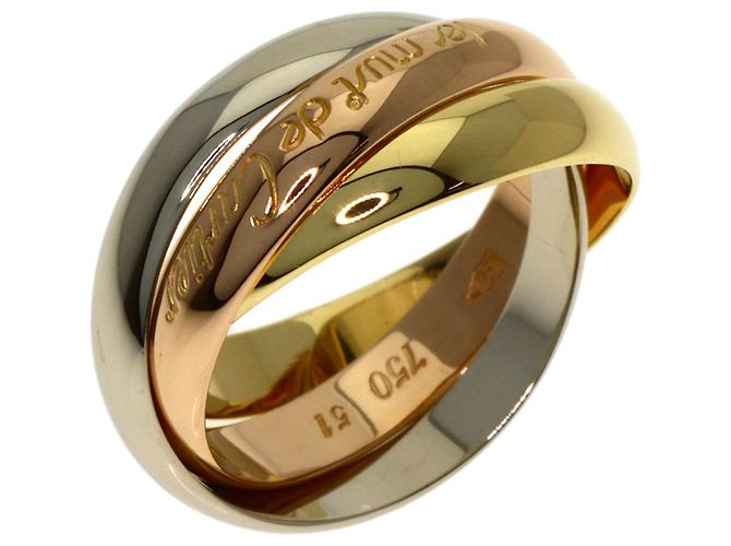 Anello Trinity di Cartier in oro 18K - vista 2